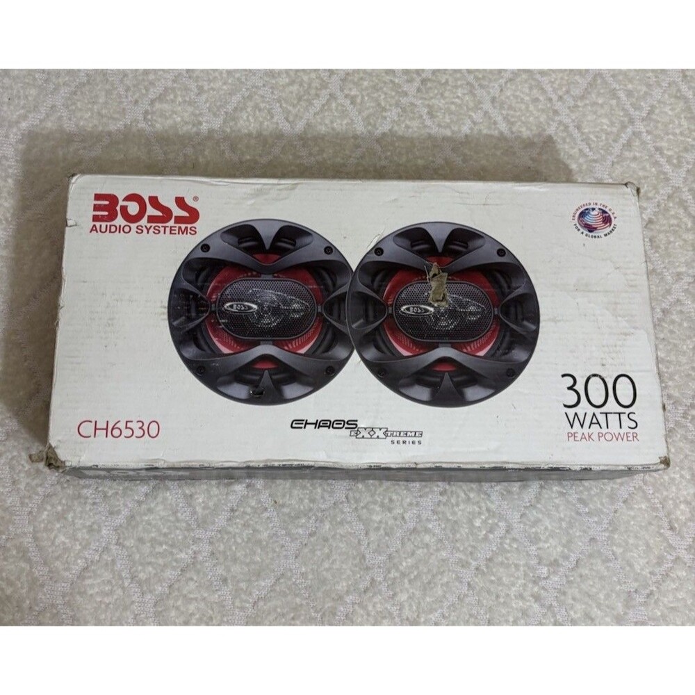 Boss CH6530 Chaos Exxtreme 6.5 300 Watt 3-Way Full Range Coaxial Speakers